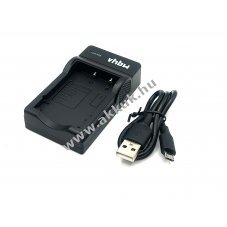 Helyettest micro USB akkutlt Fuji NP-40, NP-60, NP-95, NP-120 st..