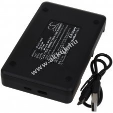 USB-Helyettest akkutlt Sony tpus NP-FM70 BC-V61 / Panasonic tpus VW-VBD1 VW-VBD2 CGR-B/202