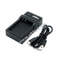 Helyettest akkutlt micro USB kbellel Nikon tpus EN-EL23