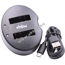 Helyettest dupla micro USB-s akkutlt Nikon EN-EL12