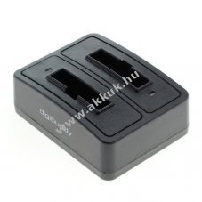 Helyettest dual USB-s akkutlt Sennheiser BA300 / tpus DTC-1302 2db akku tltsre