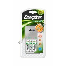 Energizer compact AA akkutlt + 4db ceruza akku 2000mAh
