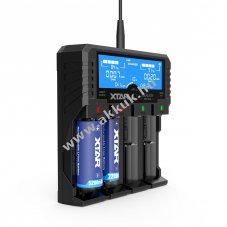 Xtar VP4 DRAGON Plus univerzlis gyors akkutlt, LCD kijelzvel