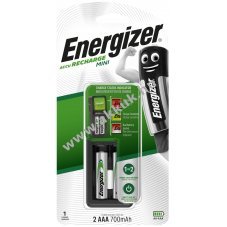 ENERGIZER Mini AA/AAA akkut�lt� + 2db AAA Power Plus akku 700mAh