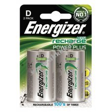 ENERGIZER Power Plus D 2500mAh glit akku 2db/csom - Kirusts! - A kszlet erejig!