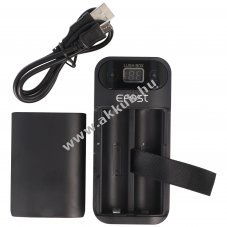 Powerbank s 18650 Li-ion akkutlt, akku nlkl