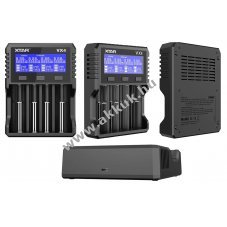 Xtar VX4 akkutlt 1.5V, 3.7V Li-Ion, 3.2V LiFePO4, 1,2V NiMH Akkuk tltsre
