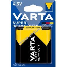 Varta Super heavy duty 3R12 laposelem, zsebtelep 4.5V 1db/csomag