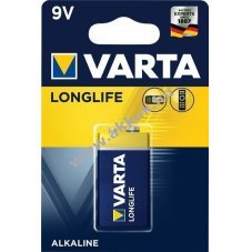 Varta Longlife (4122) 9V-Block elem 1db/csom. 4122101411 - Kirusts!