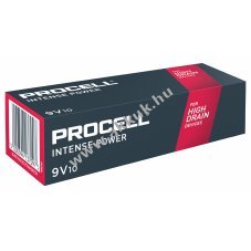 Procell Intense Power industrial ipari elem MN1604, 6LR61, block elem, 9V, 10db/csomag