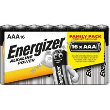 ENERGIZER Alkaline Power AAA mikro elem E92 zsugorflis 16db/csomag
