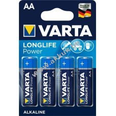 Varta alkli elem Mignon (AA / LR6) - Longlife Power (4906) 4db/csom.