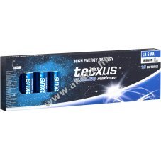 Tecxus alkli ceruza elem AA, LR6, mignon, 1.5V 12db/csomag