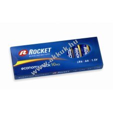 ROCKET Alkaline Blue LR6 AA Mignon ceruza elem 10db/ csomag