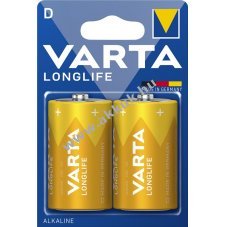 Varta Longlife elem 4020/LR20/D/Mono/glit 2db/csom.