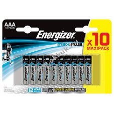 ENERGIZER Max Plus micro elem alk�li AAA 10db/csom