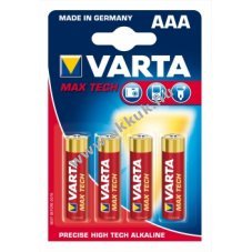 Varta Longlife Max Power alkli 4703 LR03 AAA Micro elem 4db/csom. - Kirusts!