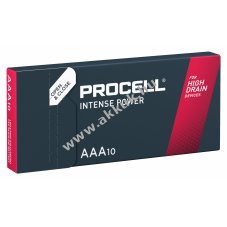 Procell Intense Power industrial ipari elem MN2400, LR3, AAA, Micro 10db/csomag