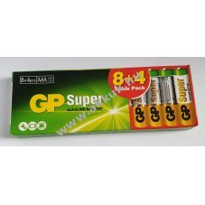 GP elem Super LR03 Micro AAA 12db/csom. - Kirusts!