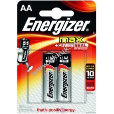 ENERGIZER Max ceruza elem AA E91 2db/csom