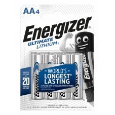Energizer Ultimate Lithium L91 E2 AA ceruza elem 1,5V 4db/csom.