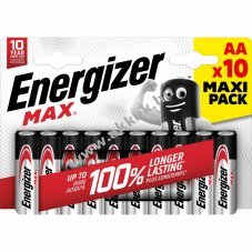 Energizer Max AA/Mignon/ ceruza elem 10db/csomag