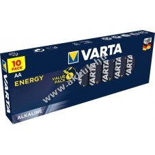 Varta energy 4106 LR6/AA/Mignon alkli-mangn ceruza elem 1,5V 10db/csom.