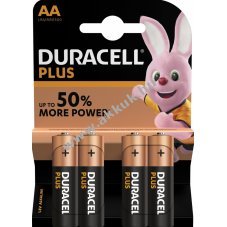 Duracell ceruzaelem Plus Power MN1500 LR6 Mignon AA 4db/csom.