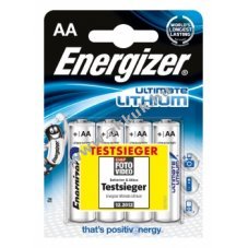Energizer Ultimate Lithium L91 Elem 4db/csom.