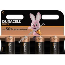 Duracell Plus MN1400 LR14 C Baby bbi elem 4db/csomag - Kirusts!