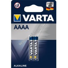 Varta elem Alkaline Piccolo, AAAA, LR61 2db/csomag