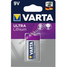 Varta Professional Lithium elem tpus 9V-Block