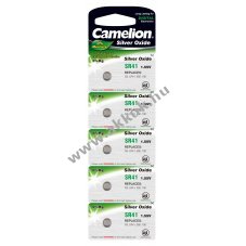 Camelion ra s szmolgp elem SR41/SR41W / G3 / 392 /192 / LR41 5db/csom.