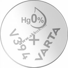 Varta gombelem, raelem V394/SR45/SR936SW 1db/csomag