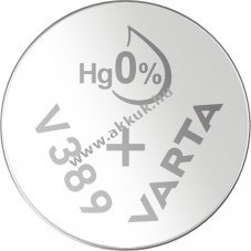 Varta SR54 V389 ez�st-oxid cink gombelem 1db/csomag 1,55V �raelem