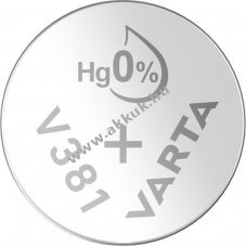 Varta SR55 V381 ez�st-oxid cink gombelem 1db/csomag 1,55V