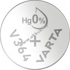 Varta SR60 V364 ez�st-oxid cink gombelem 1db/csomag 1,55V �raelem