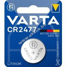 Varta Lithium gombelem tpus CR2477 1db/csom.