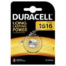 Duracell lithium gombelem CR1616 1db/csom.