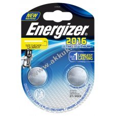 Energizer Ultimate Lithium CR2016 elem 2db/csom