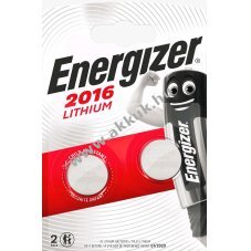ENERGIZER CR2016 Lthium gombelem 2db/csomag - Kirusts! - A kszlet erejig!