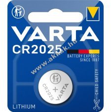 Varta gombelem CR2025 Lthium 1db/csom