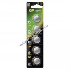 GP Lithium gombelem CR2025 5db/csomag