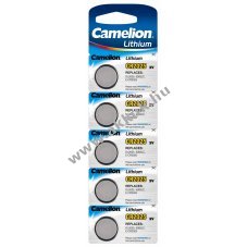 Camelion lithium gombelem CR2025 5db/csom.