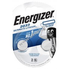 Energizer Ultimate Lithium CR2032 gomb elem 3V Performance 2db/csom.