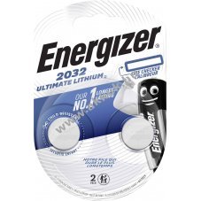 ENERGIZER Ultimate Lithium gombelem CR2032 2db/csomag