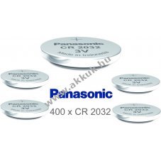 Panasonic Lithium gombelem CR2032 / DL2032 / ECR2032 400db/csom.