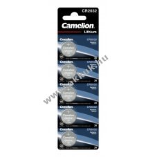 Camelion lithium gombelem CR 2032 5db/csom.