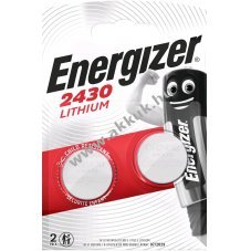 ENERGIZER CR2430 Lthium gombelem 2db/csomag