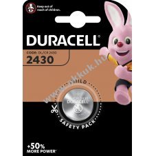 Duracell lithium gombelem DL2430 1db/csom.